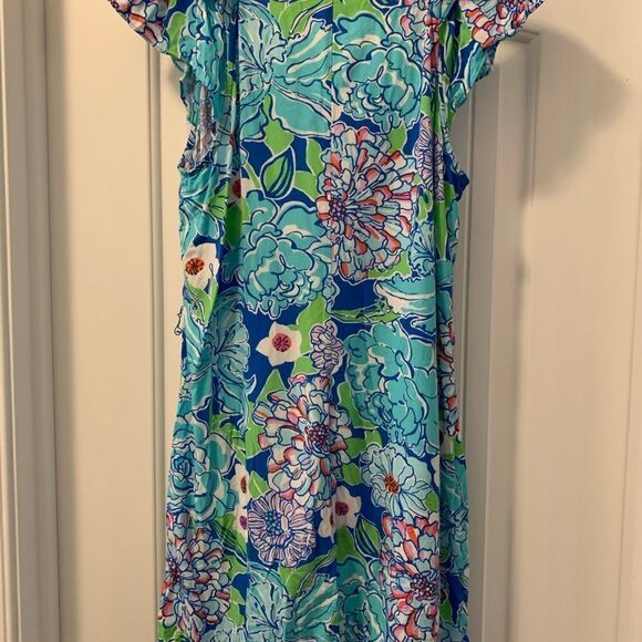 Lilly Pulitzer Maya Worth Cap Sleeve Dress Size Medium - Picture 5 of 7